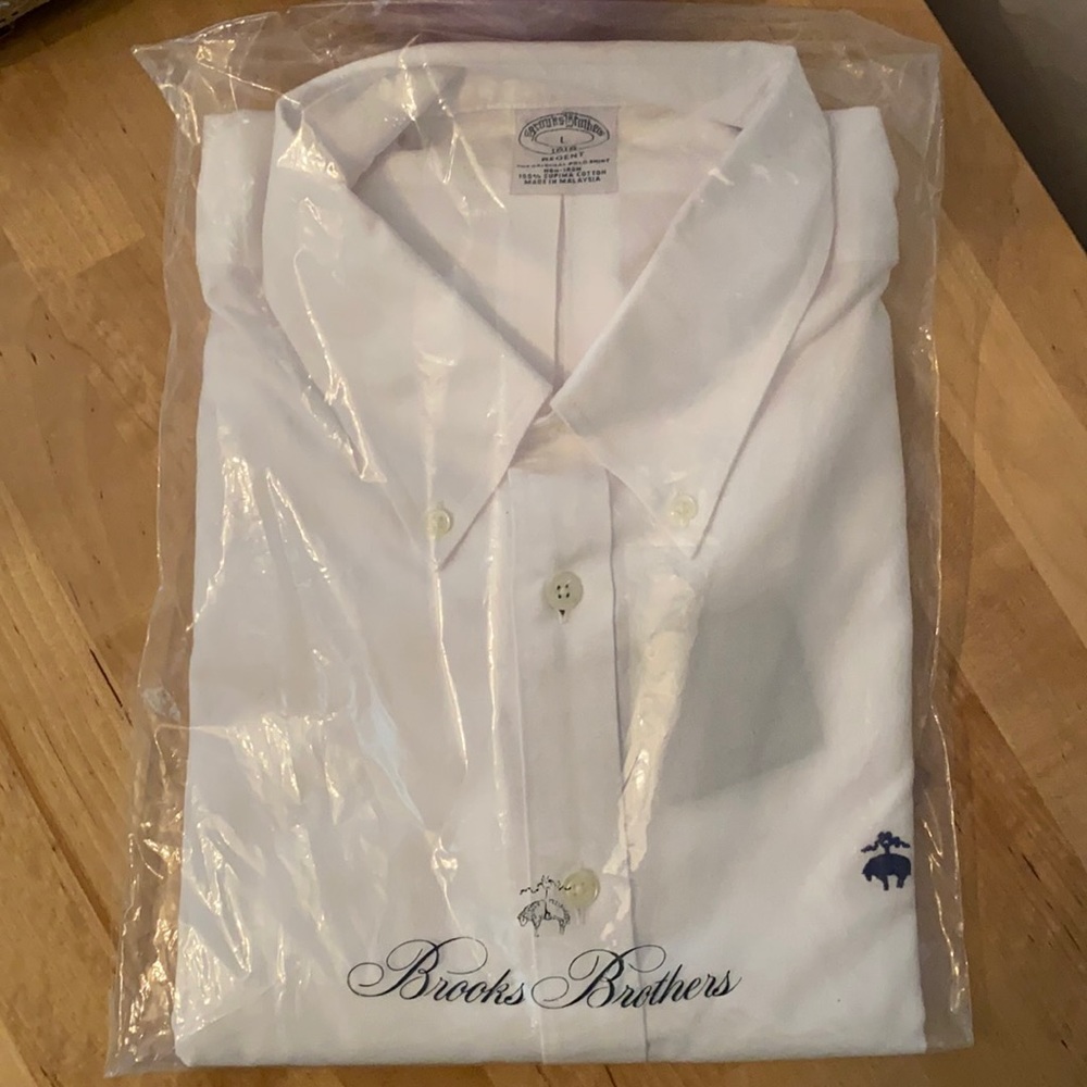 Brooks brothers white shirt REGENT fit